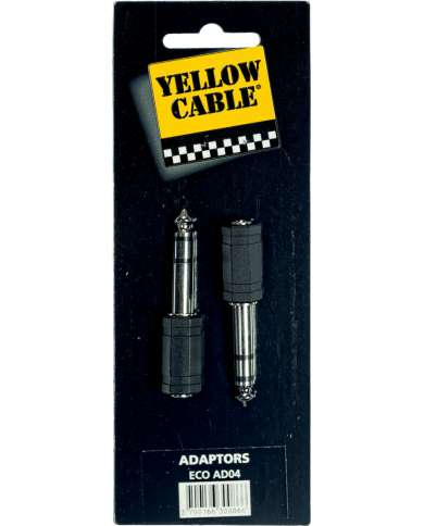 Yellow Cable Adaptateur MiniJack/Jack X2