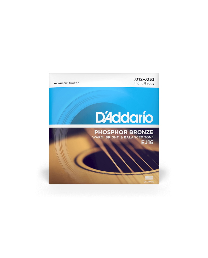 D'Addario EJ16 Phosphore Bronze Light 12-53